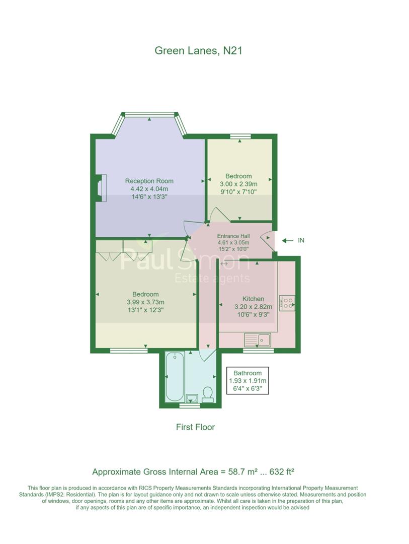 2 Bedroom First Floor - SALE